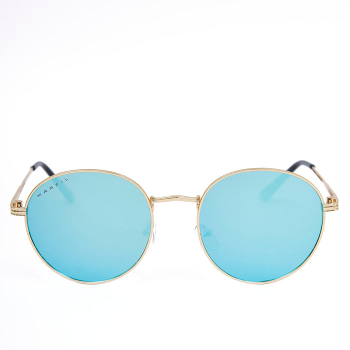 GAFAS DE SOL MARFIL CROWD TORNASOL CELESTE